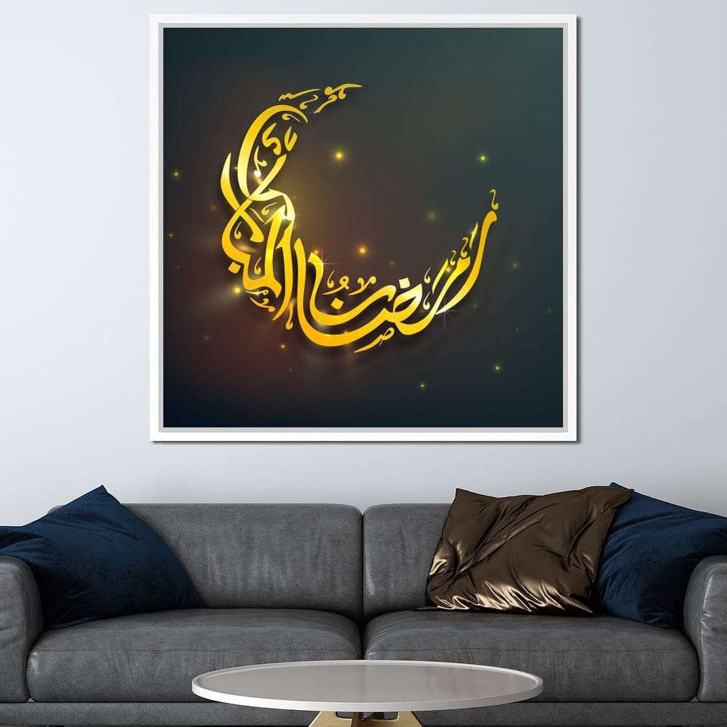 Half Moon Canvas Wall Art