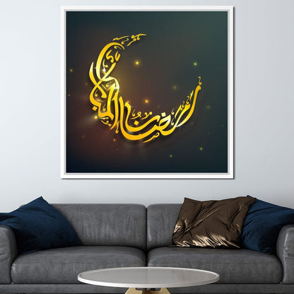Half Moon Canvas Wall Art