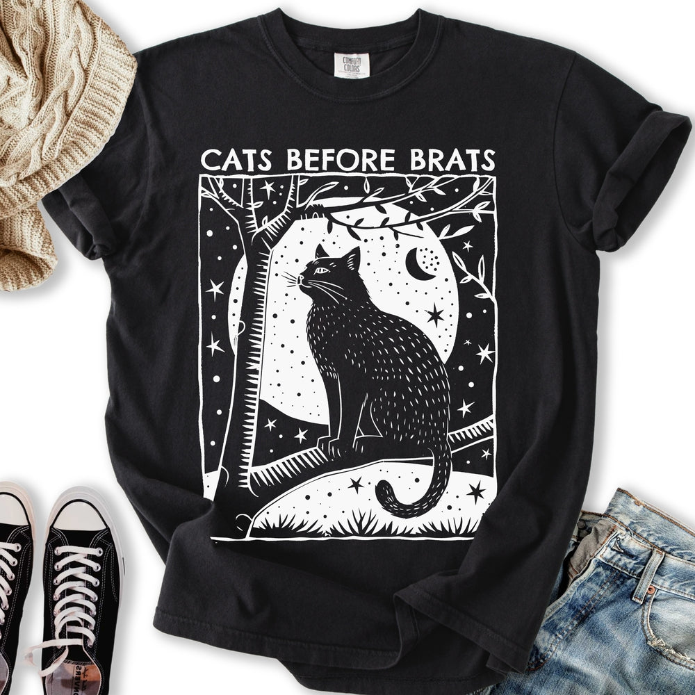 Cats Before Brats Relaxed Tee