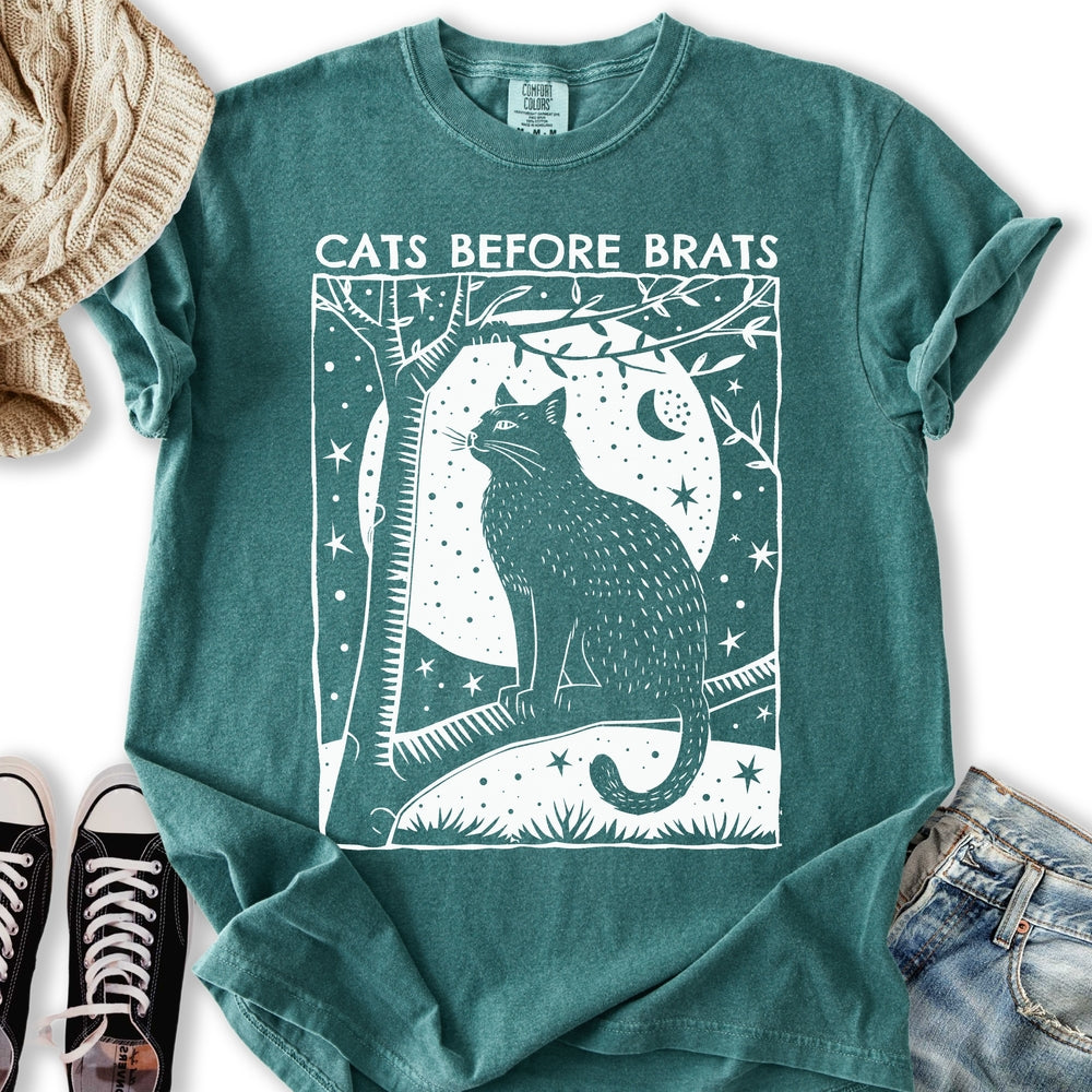 Cats Before Brats Relaxed Tee