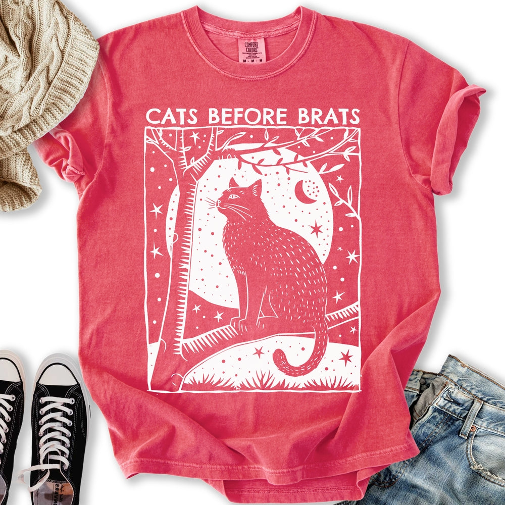 Cats Before Brats Relaxed Tee