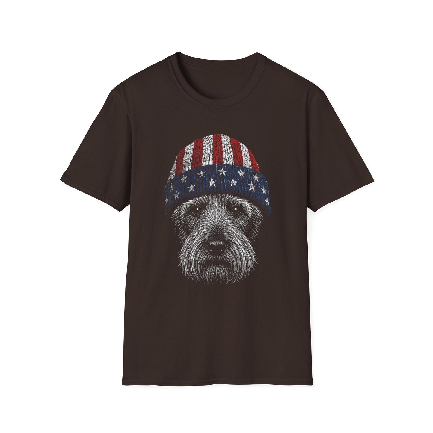 Scottish Terrier USA Beanie Tee