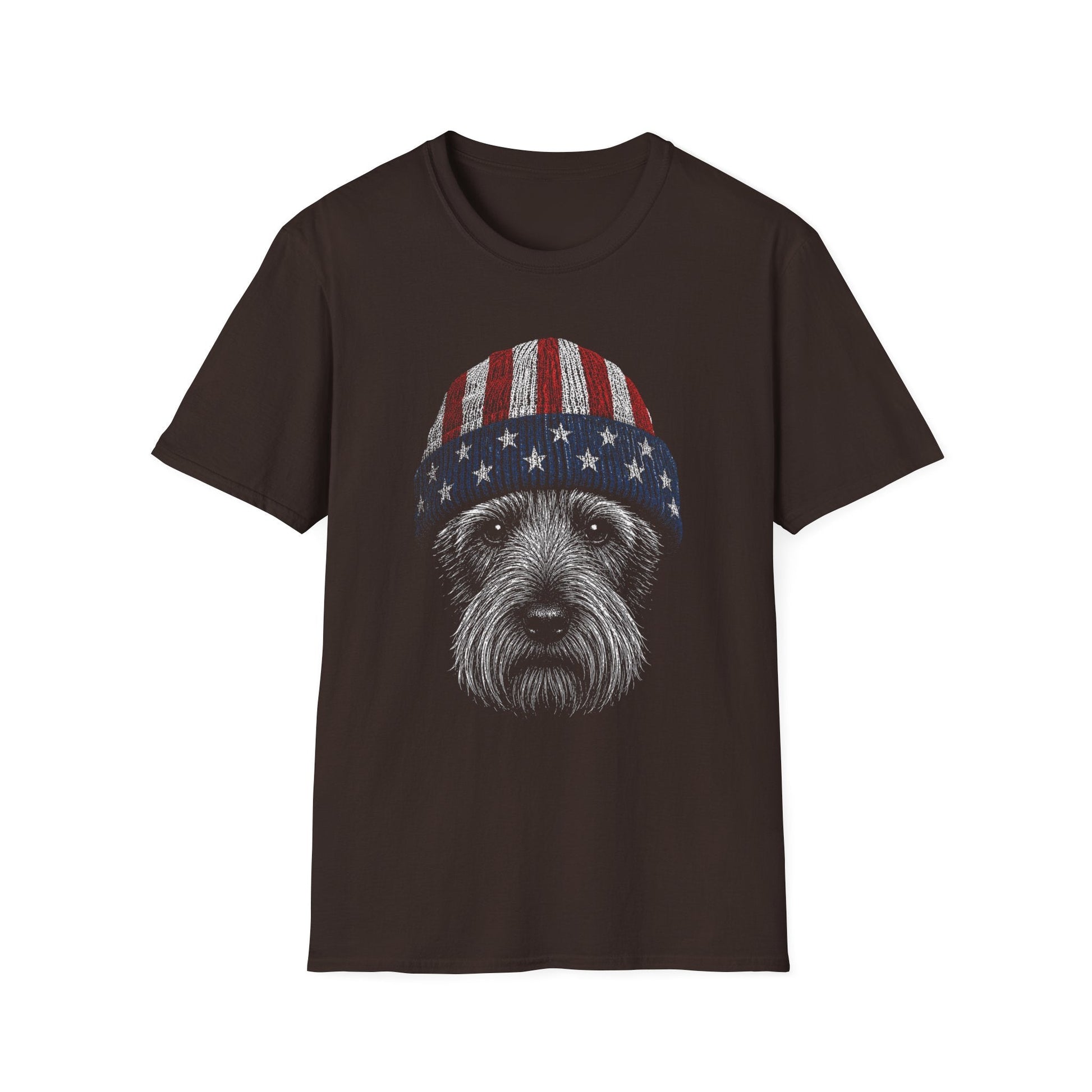 Scottish Terrier USA Beanie Tee