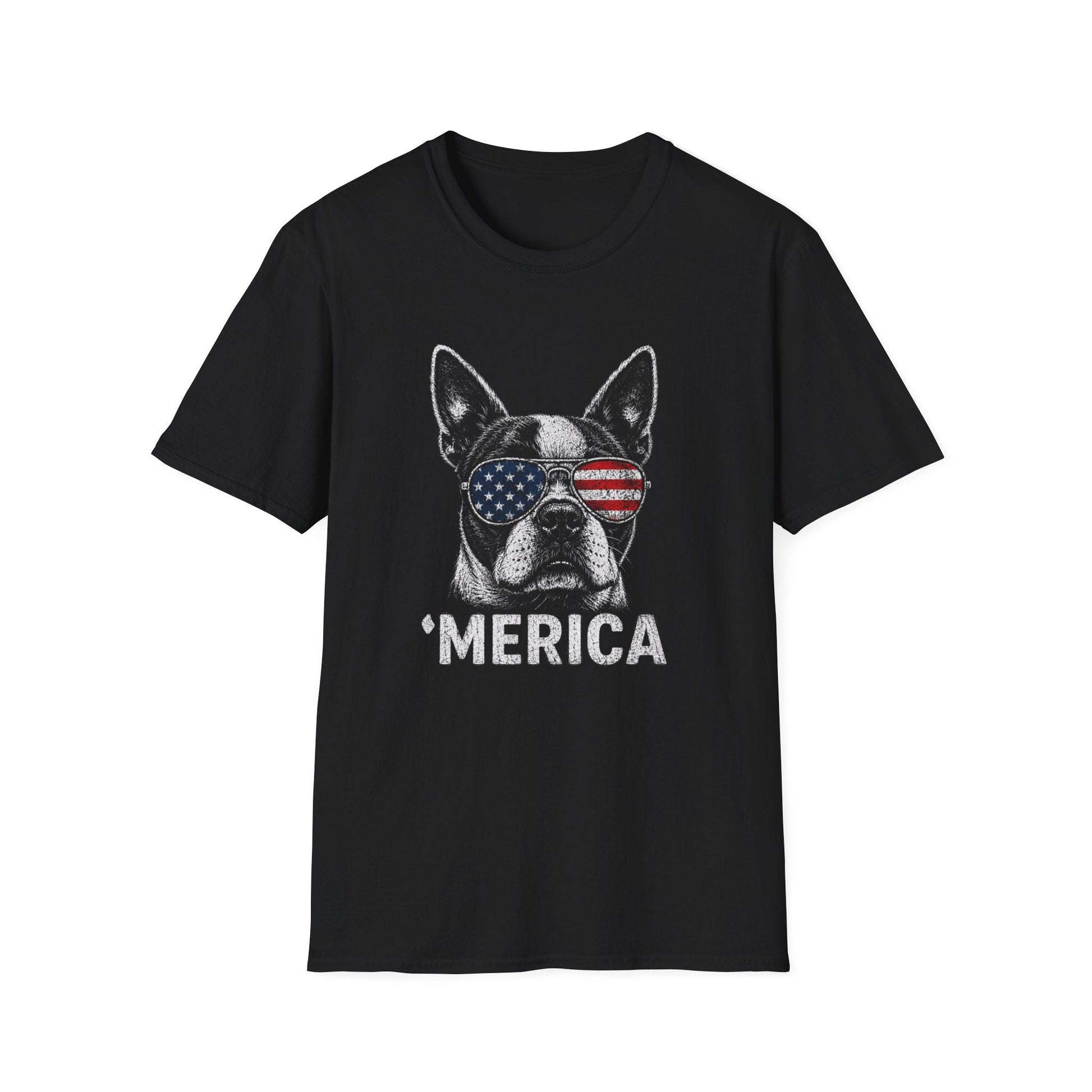 Boston Terrier Merica Tee