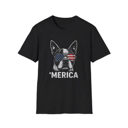 Boston Terrier Merica Tee