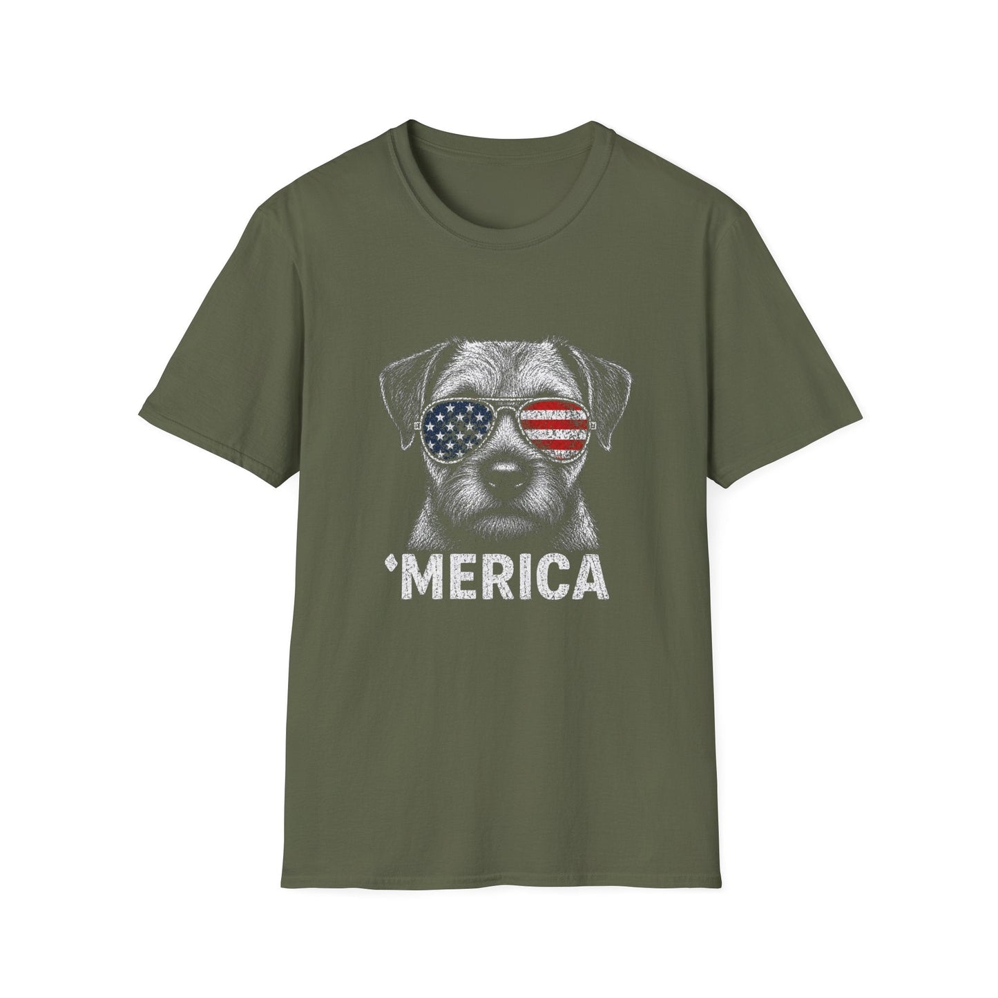 Border Terrier Merica Tee