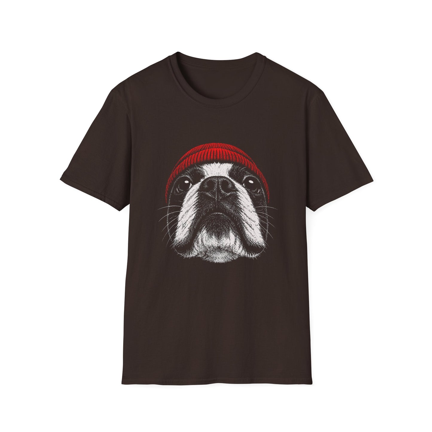 Red Hat Boston Terrier Tee