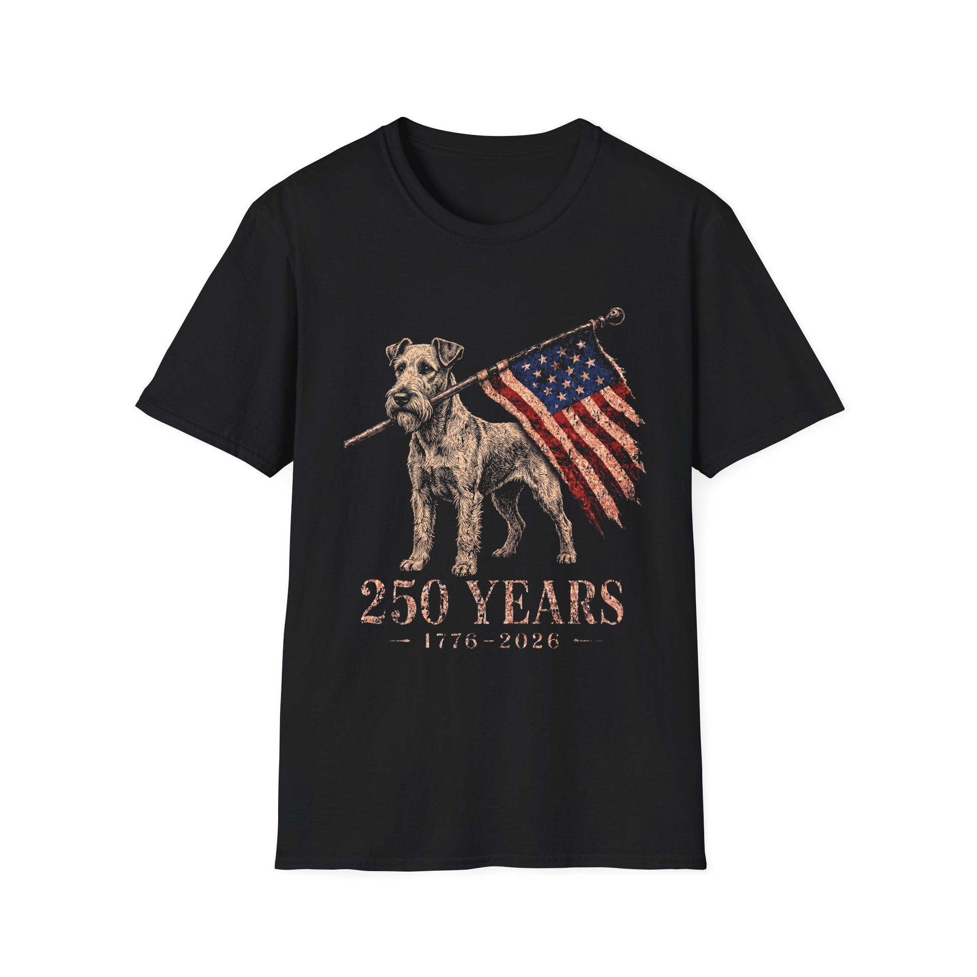Irish Terrier USA 250 Years Tee