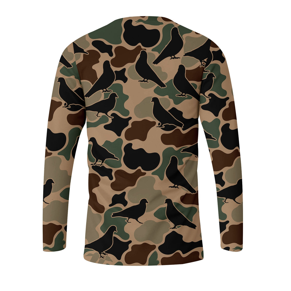 Dove Bird Camouflage Pattern All Over Print Shirt