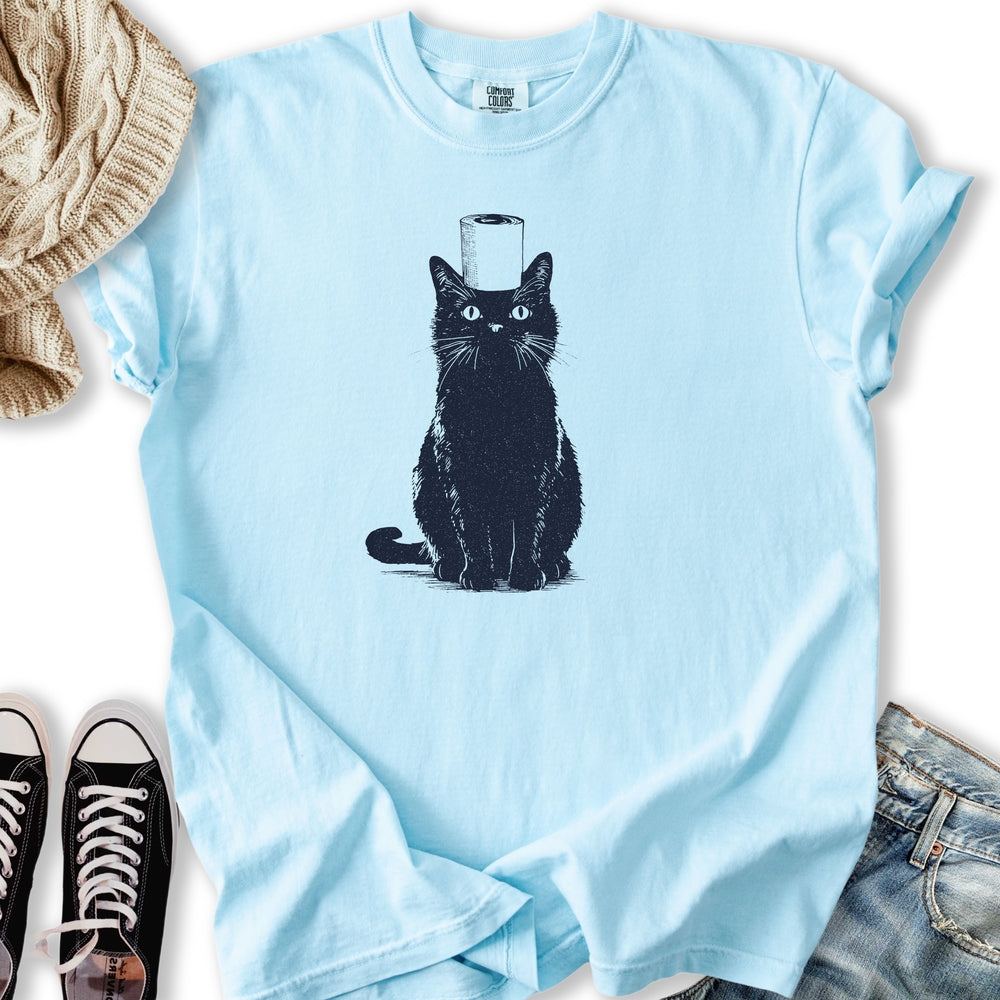 Toilet Paper Cat Relaxed Tee