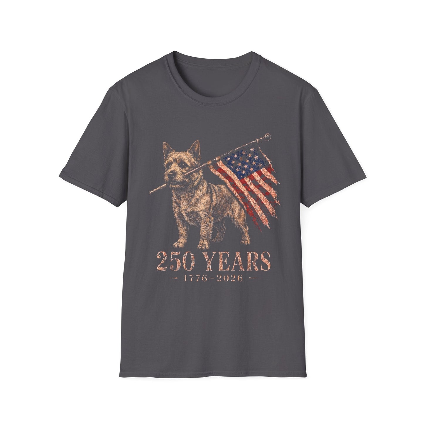 Norwich Terrier USA 250 Years Tee
