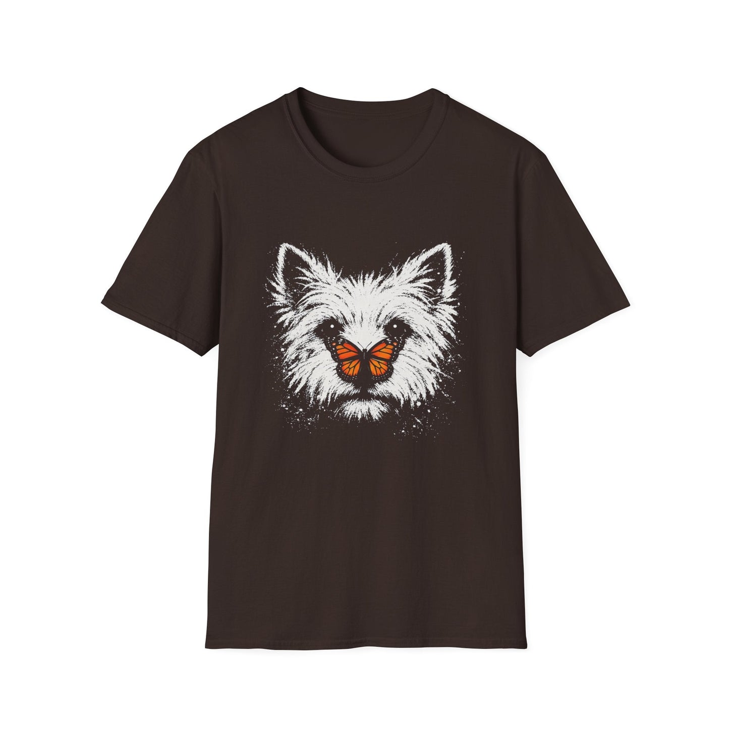 Westie With Butterfly Tee