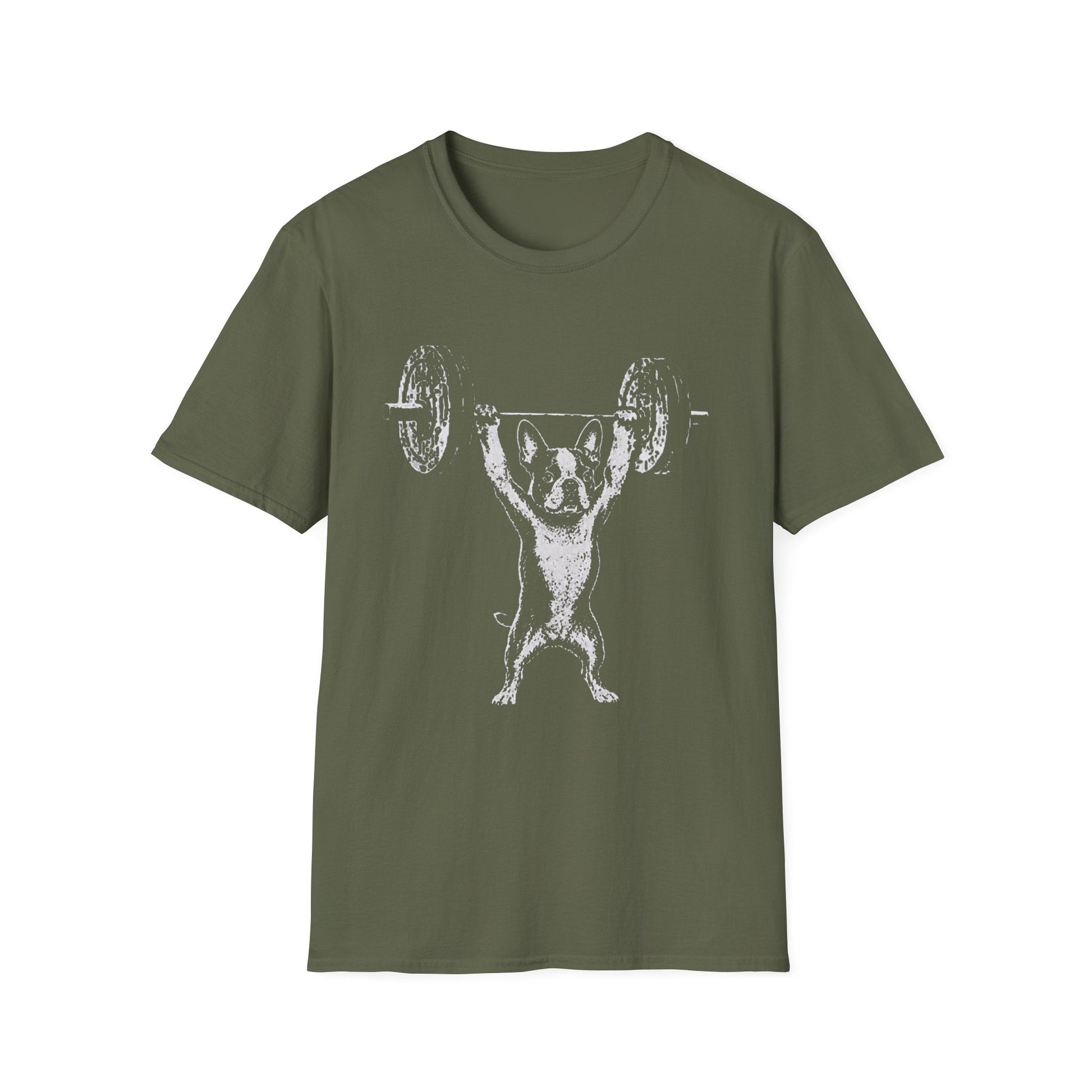 Boston Terrier Powerlifting Tee