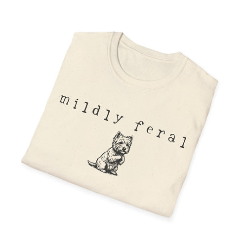 Mildly Feral Westie Tee