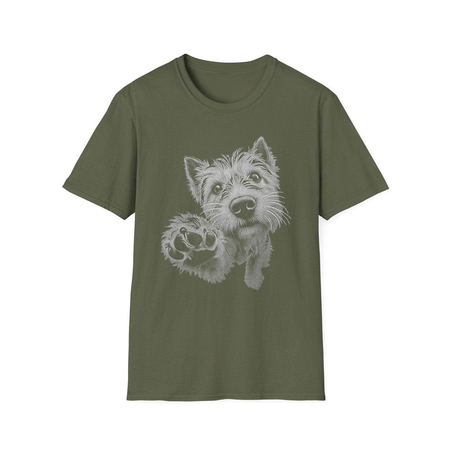 Paw Reach Westie Tee