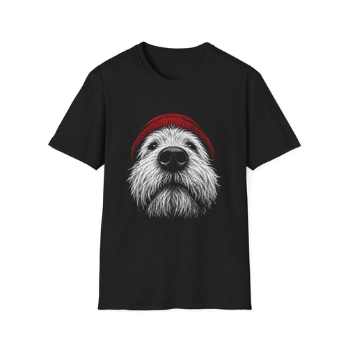 Red Hat Wheaten Terrier Tee