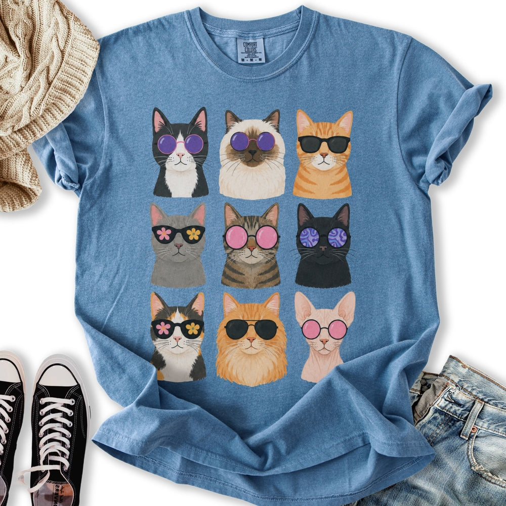 Cool Cats in Color Relaxed Tee