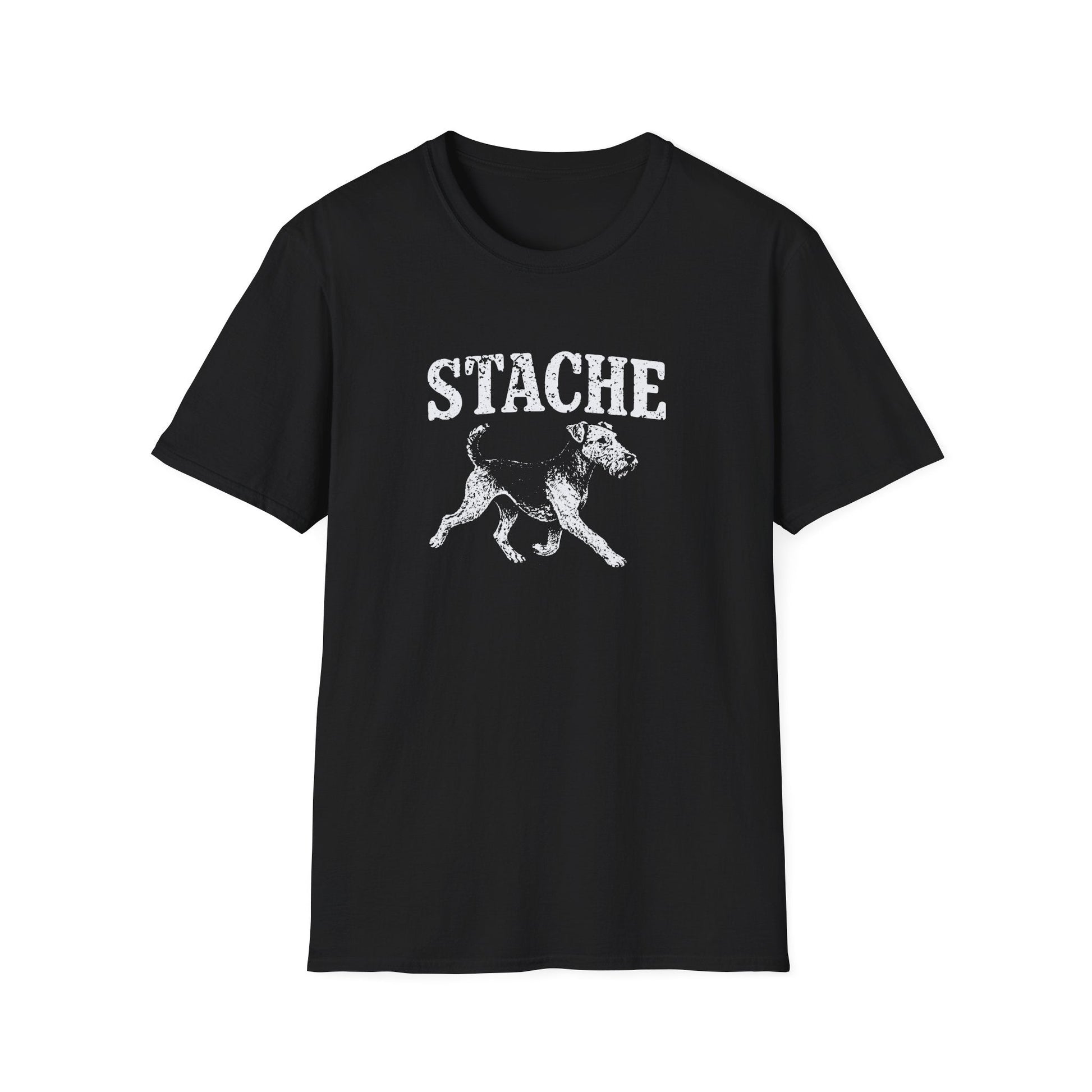 Airedale Terrier Stache Tee