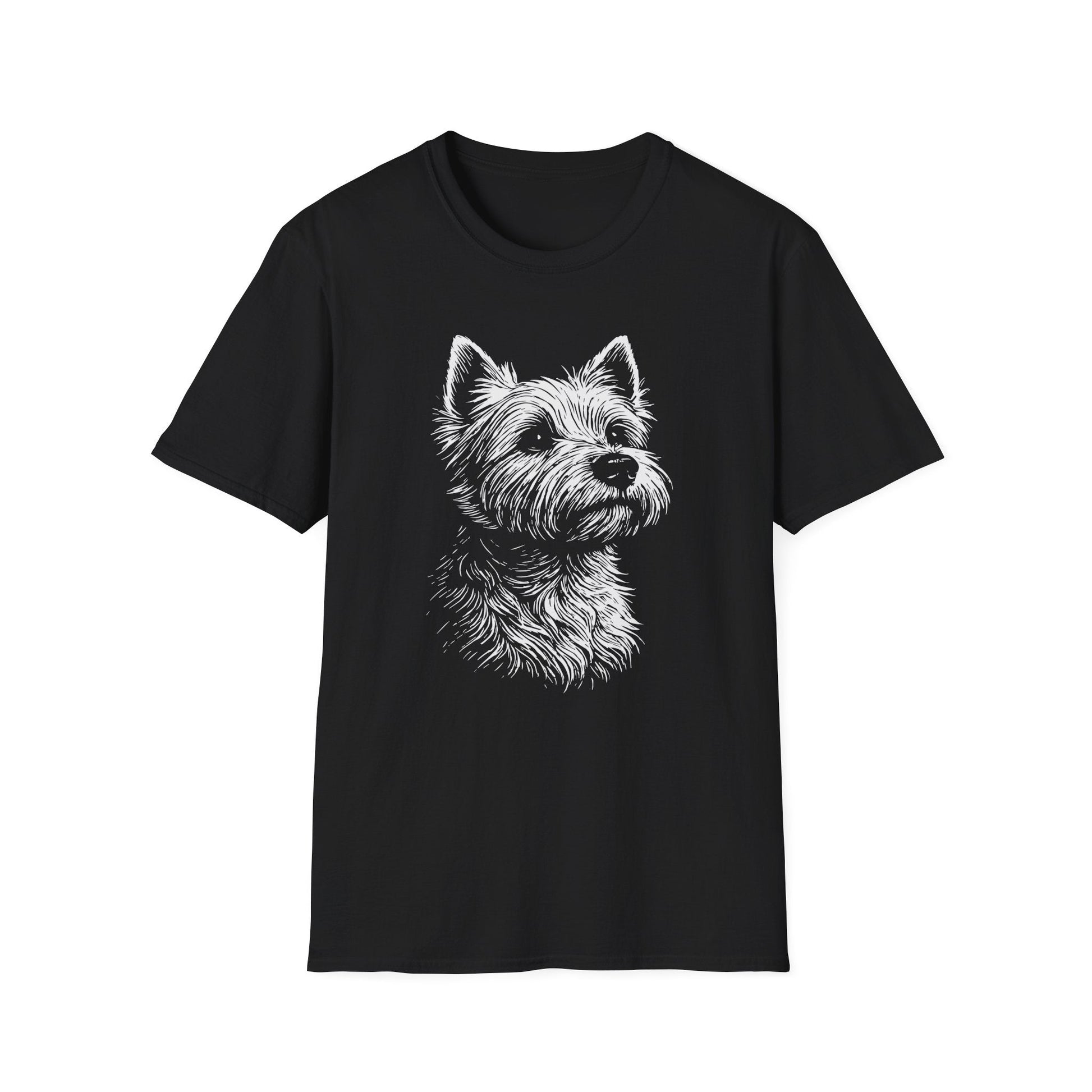 Westie Line Print Tee