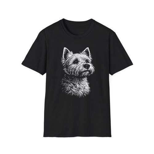 Westie Line Print Tee