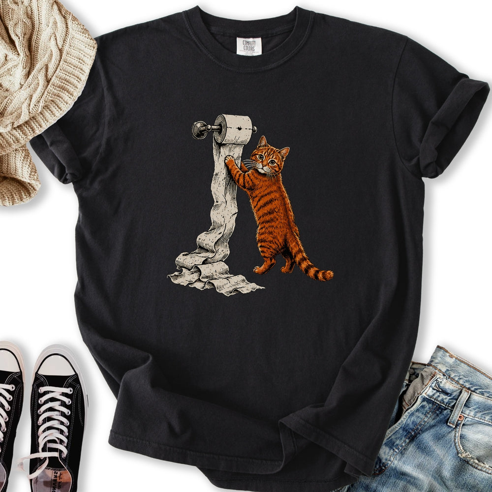 Paper Spinner Cat Relaxed Tee