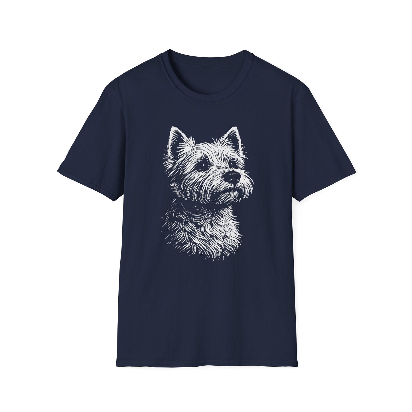 Westie Line Print Tee