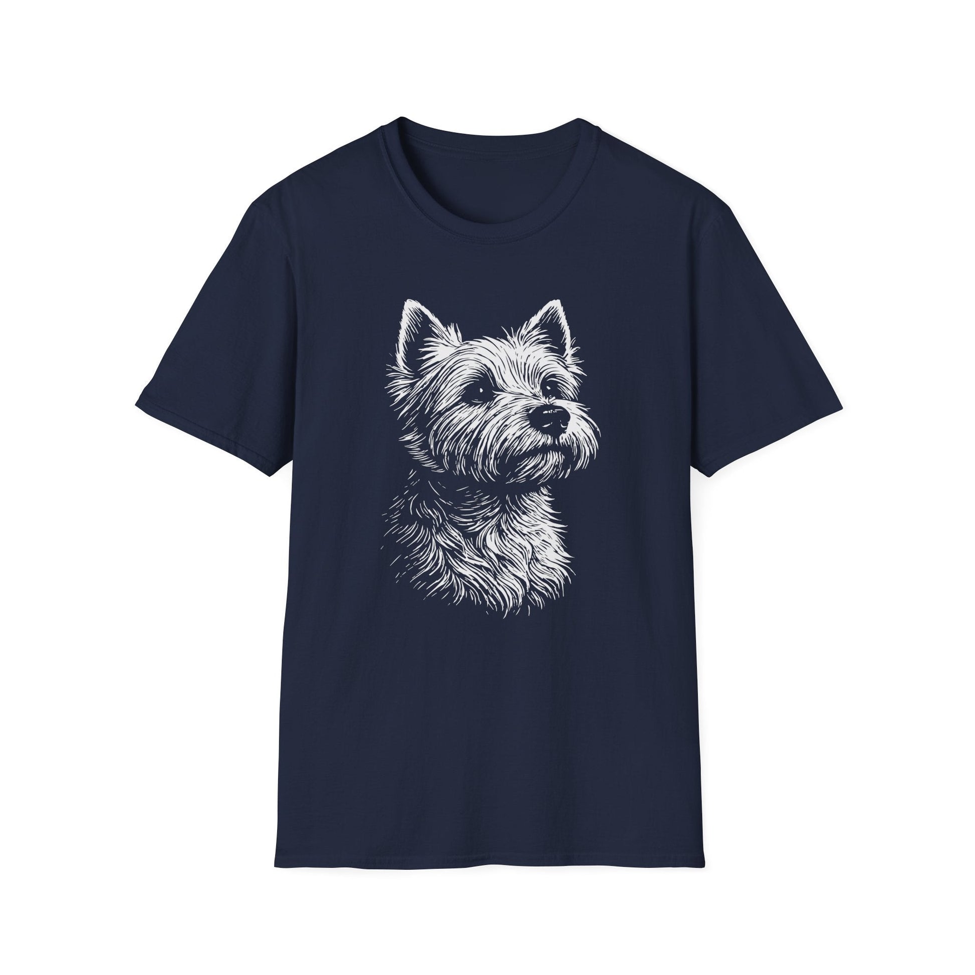 Westie Line Print Tee