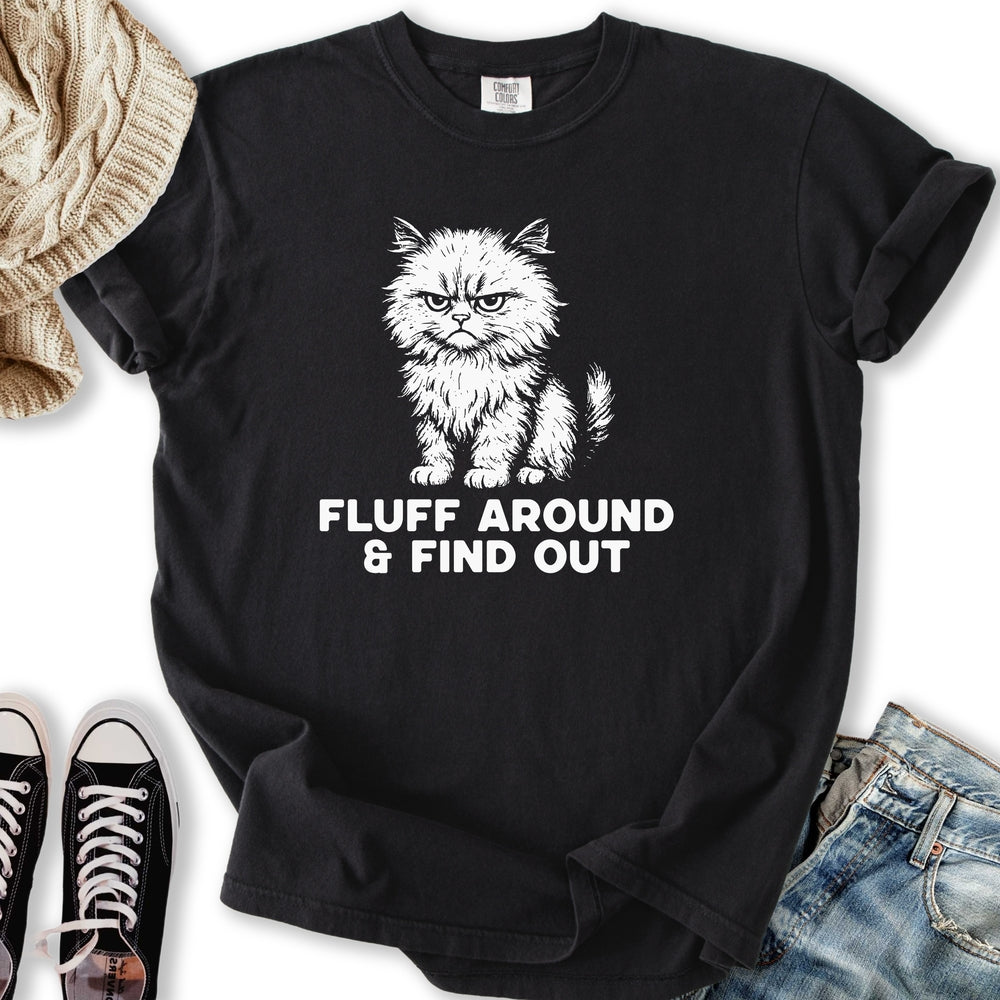 Fluff Around Cat Relaxed Tee