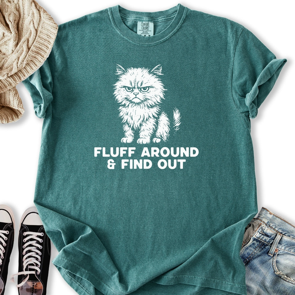Fluff Around Cat Relaxed Tee