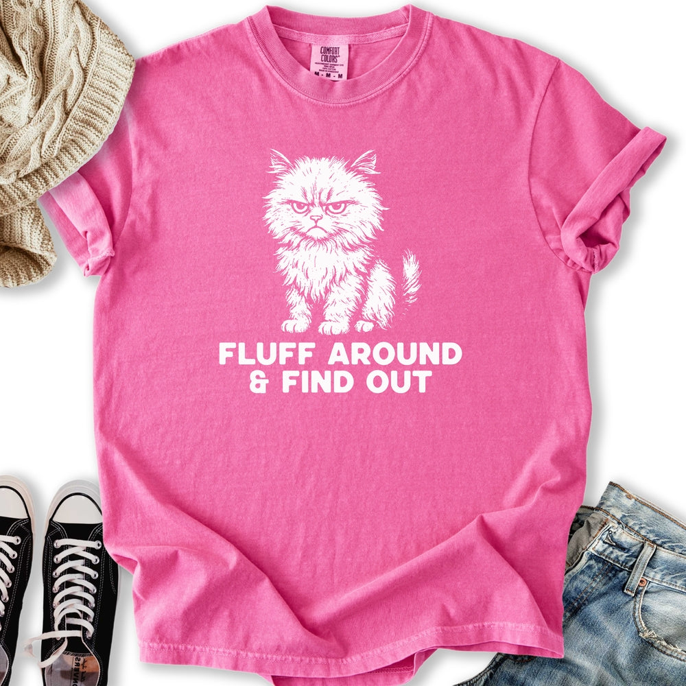 Fluff Around Cat Relaxed Tee