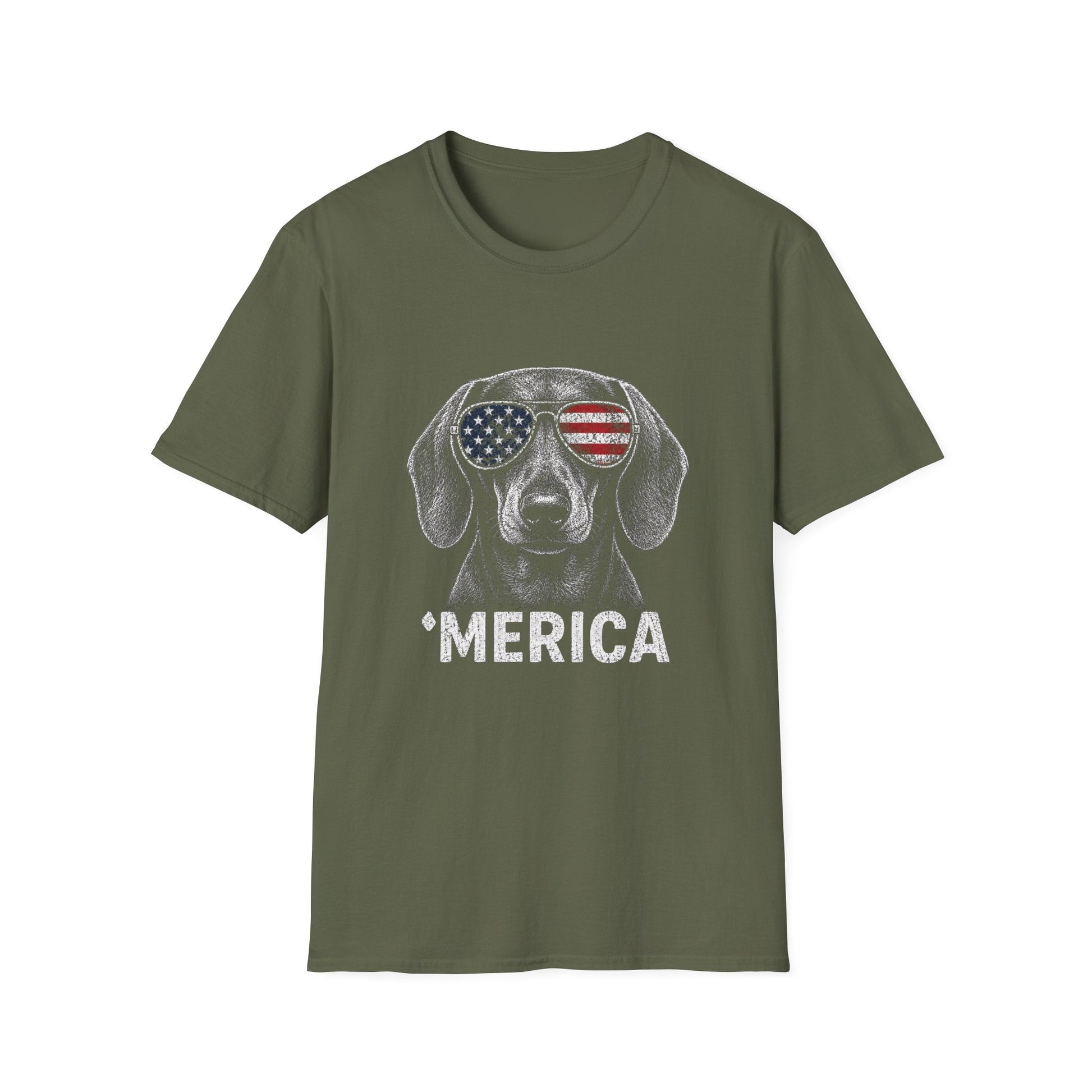 Dachshund Merica Tee