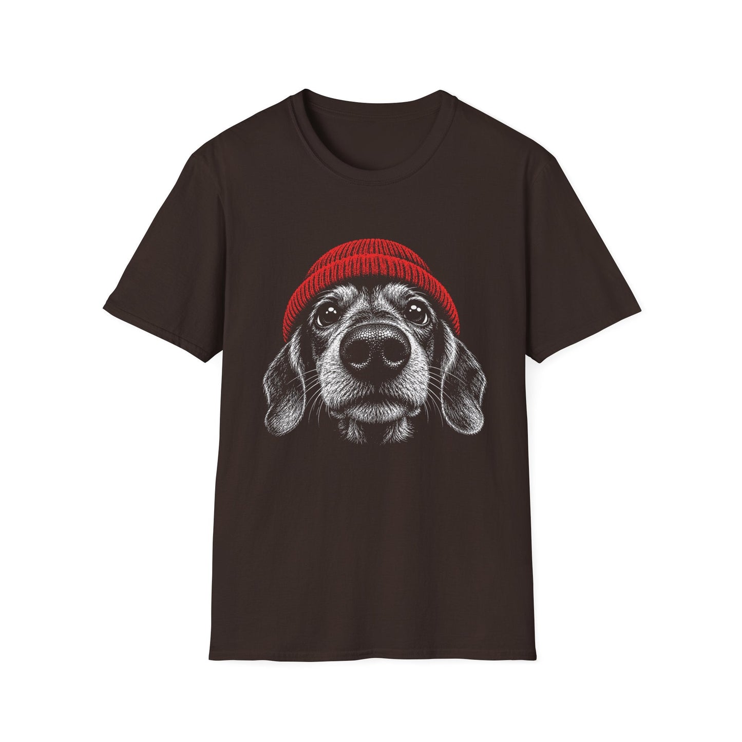 Red Hat Dachshund Tee