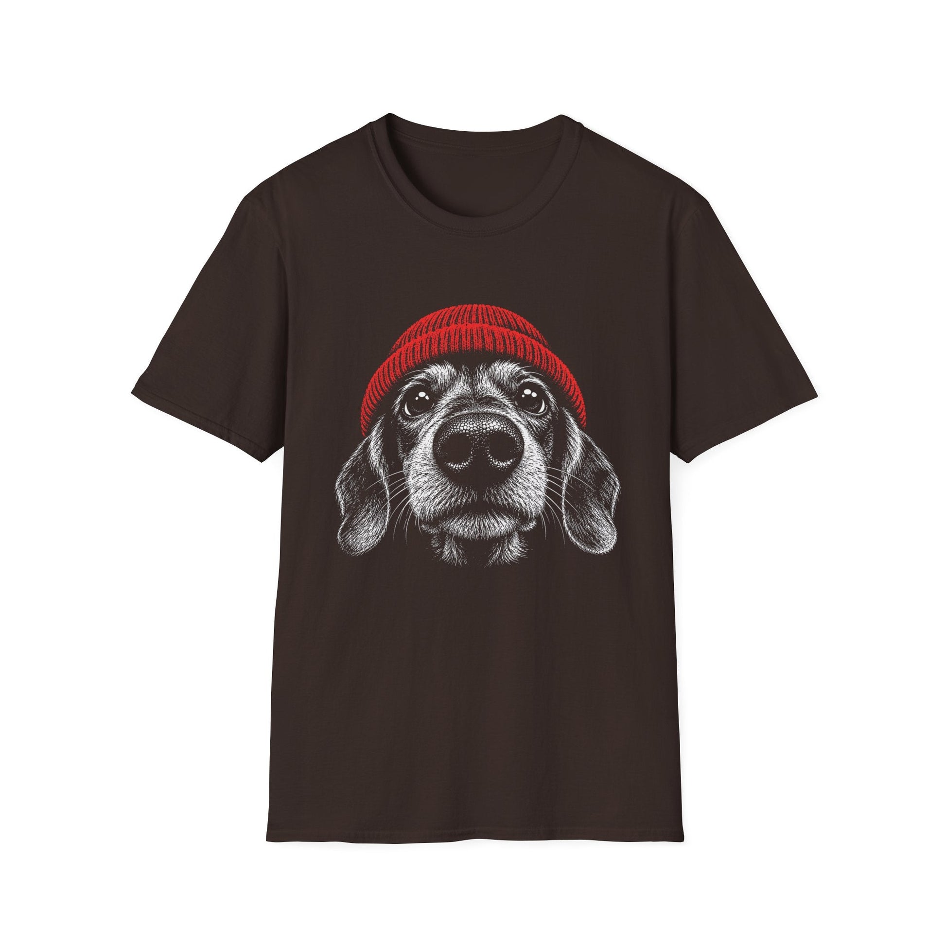Red Hat Dachshund Tee