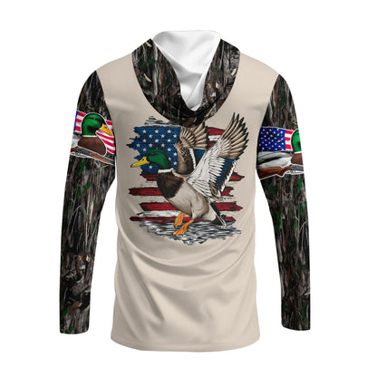 Vintage Mallard Duck Hunting Camo All Over Print Shirt