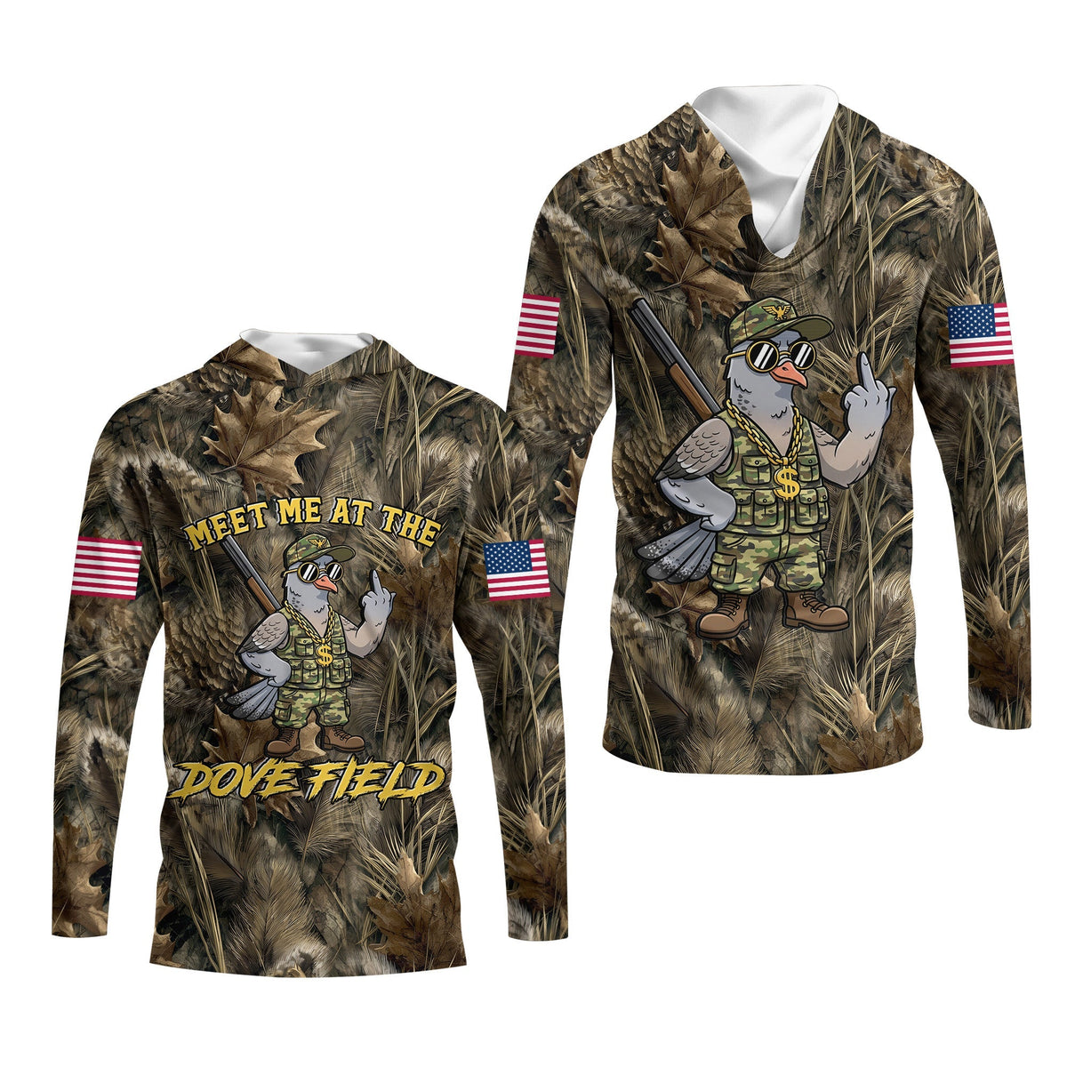 Meet Me At The Dove Field All Over Print Shirt