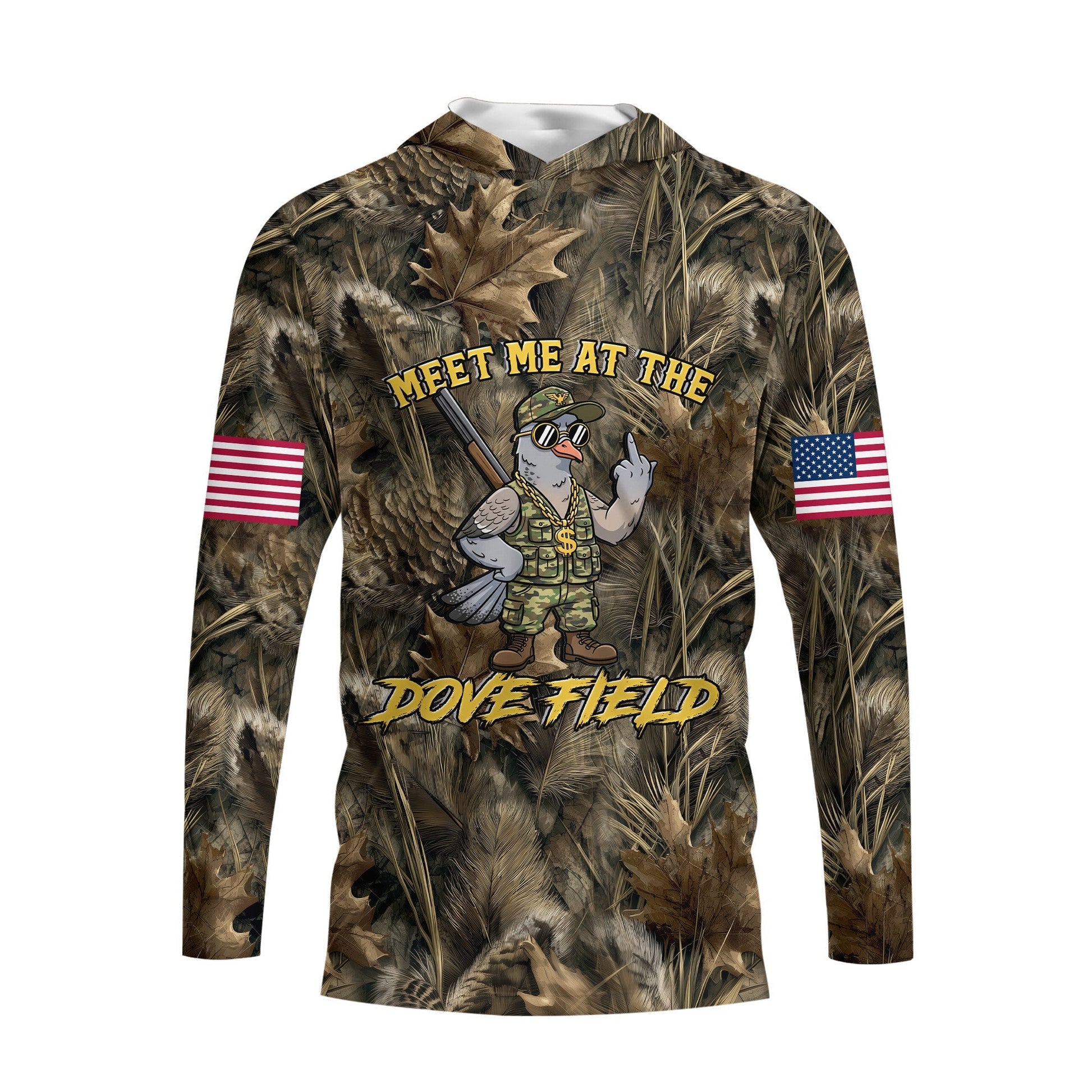 Meet Me At The Dove Field All Over Print Shirt