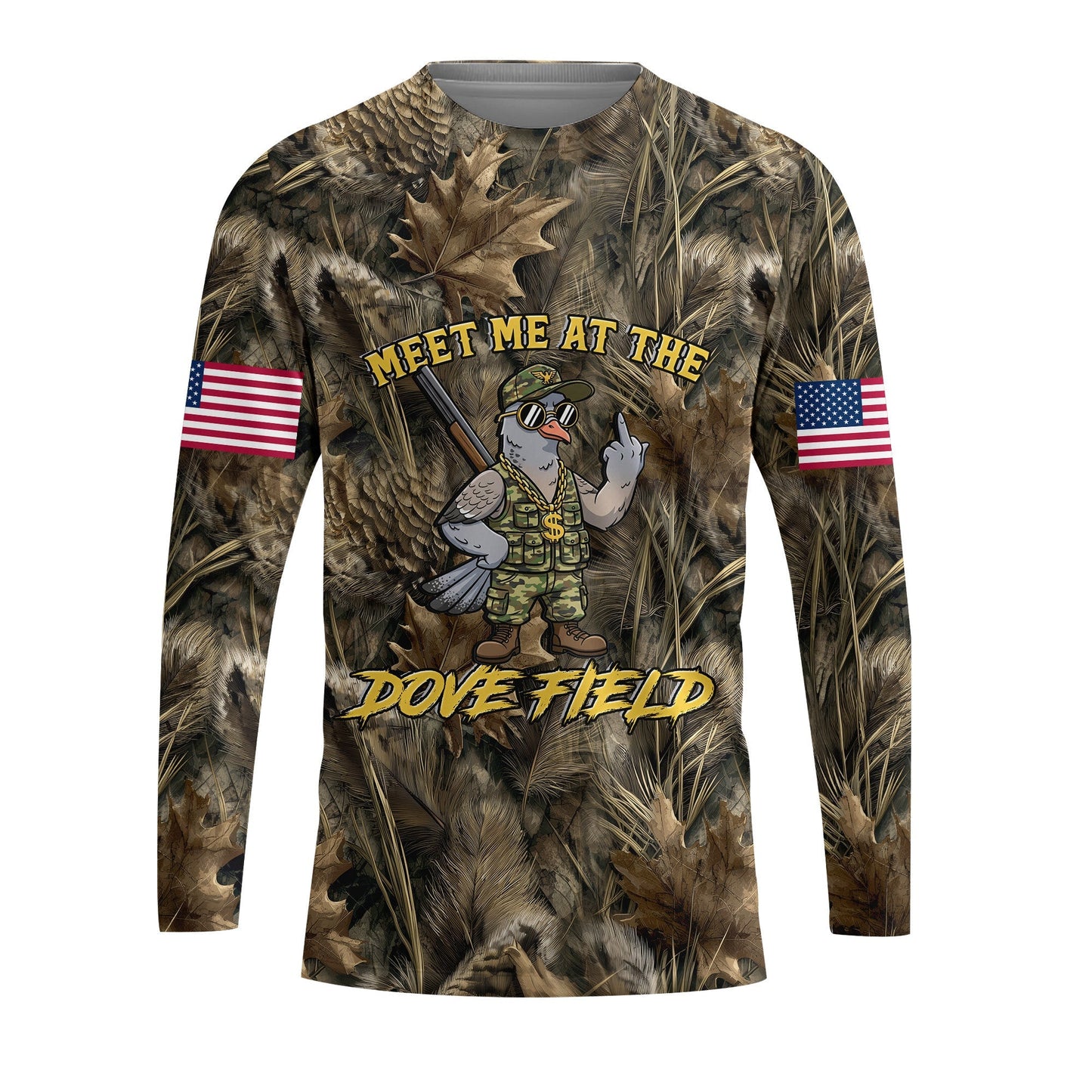 Meet Me At The Dove Field All Over Print Shirt