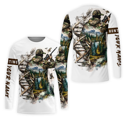 Vintage DNA Hunting All Over Print Shirt