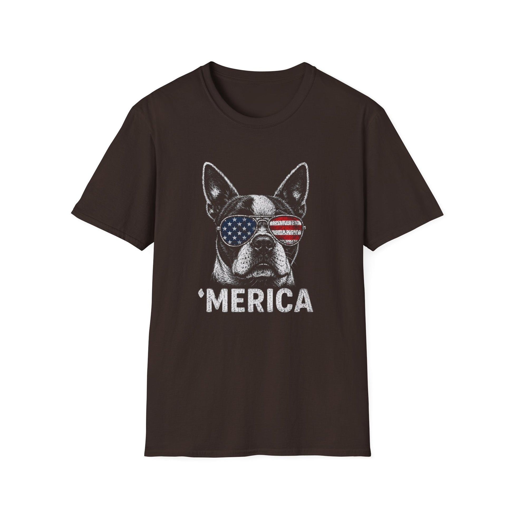 Boston Terrier Merica Tee