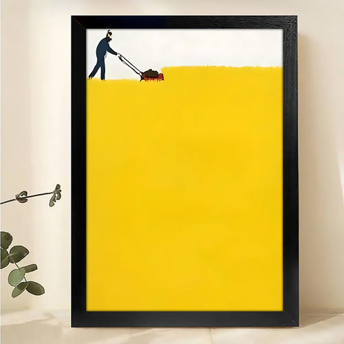 W006 Natural Wood Canvas – Abstract Art | Perfect for Living Room & Office