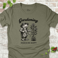 Gardening Frog T-Shirt