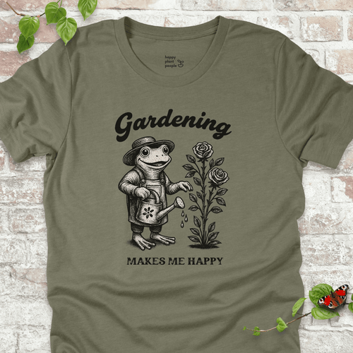 Gardening Frog T-Shirt
