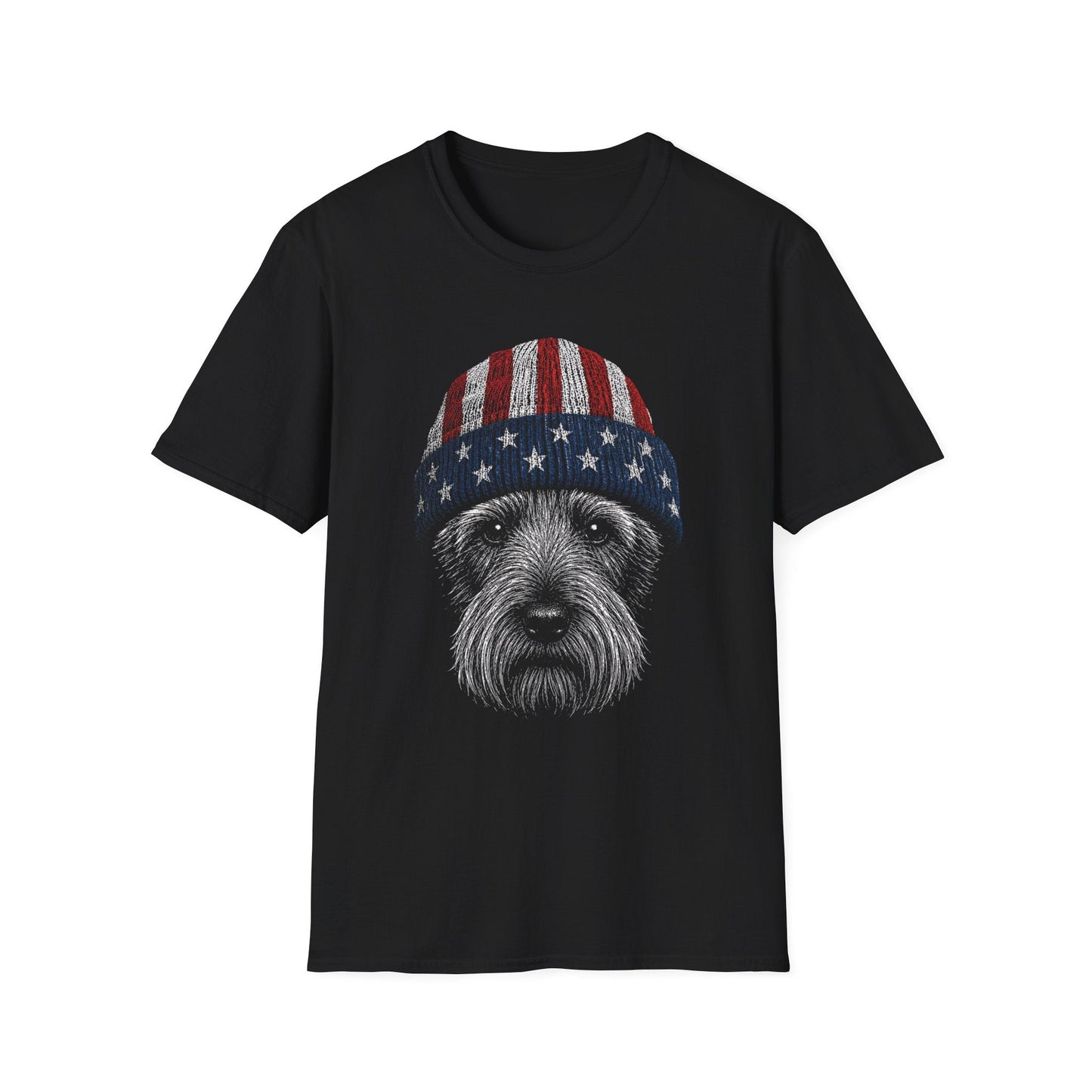 Scottish Terrier USA Beanie Tee