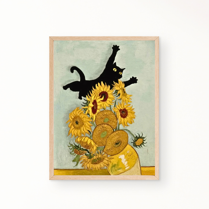 Van Gogh Sunflower Poster 3:4 - Ungerahmt