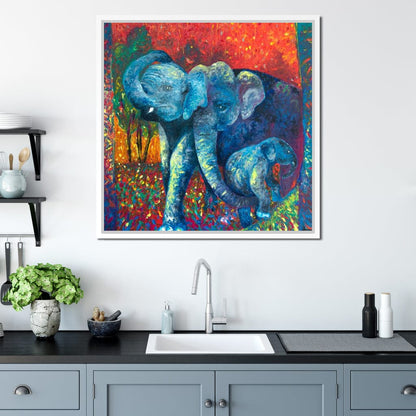 Enlightened by Family Canvas Wall Art
