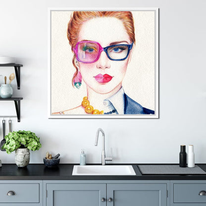 Artist & Business Woman Canvas Wall Art