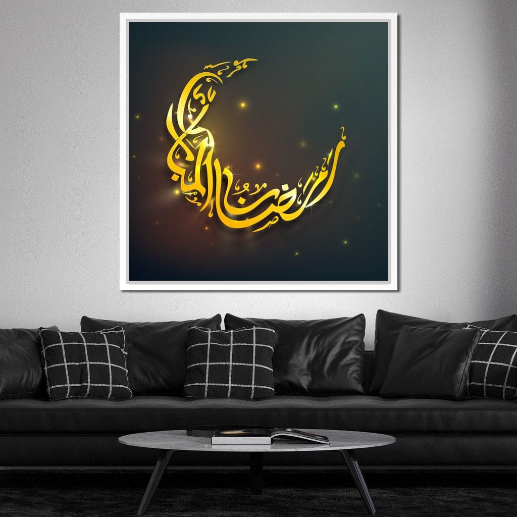 Half Moon Canvas Wall Art