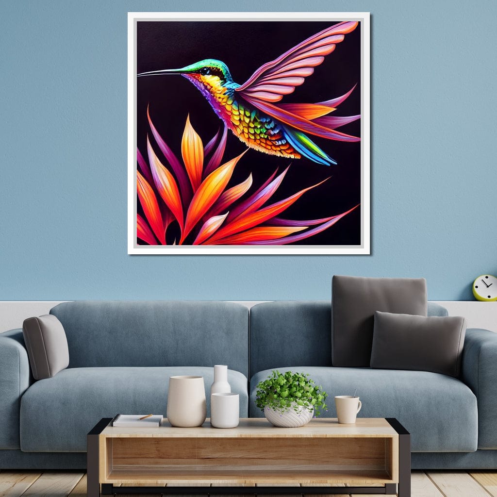 Hummingbird Canvas Wall Art