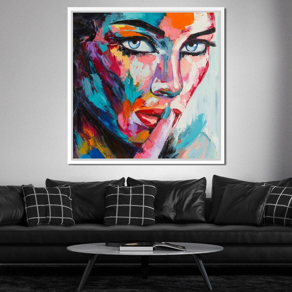 Janice Portrait Canvas Wall Art