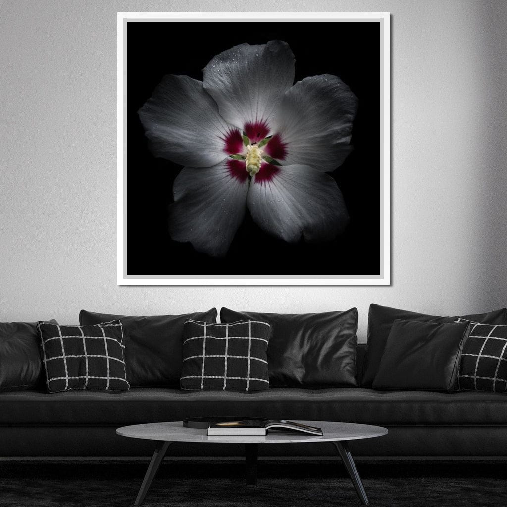 Backyard Flowers Color Version Canvas Wall Art